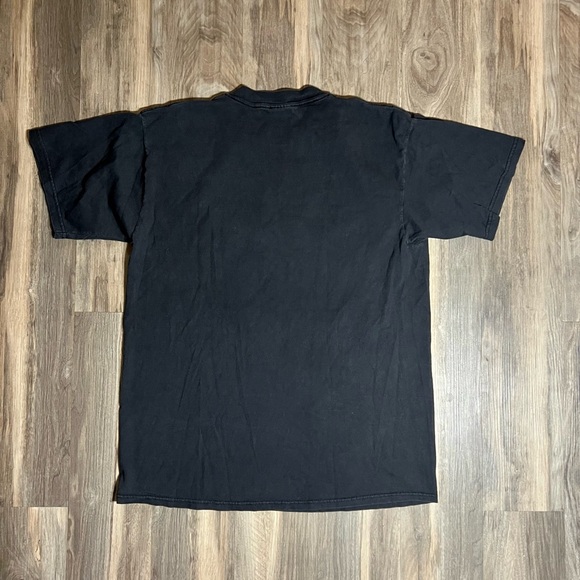 Vintage Philadelphia Zoo Tiger Black Graphic T-shirt Size XL Y2K - Picture 5 of 5